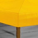 Gazebo Cover med sidevægge 6 x 3 m Gul Polyester 190
