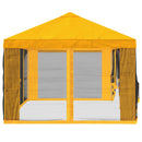 Gazebo Cover med sidevægge 6 x 3 m Gul Polyester 190