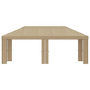 Gazebo Dække 6 x 3 m Beige Polyester 190 gsm