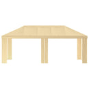 Gazebo Dække 6 x 3 m Cremefarvet Polyester 190 gsm