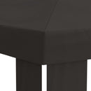 Gazebo Dække 6 x 3 m Antracit Polyester 190 gsm