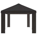 Gazebo Dække 6 x 3 m Antracit Polyester 190 gsm
