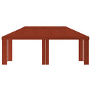Gazebo Dække 6 x 3 m Terrakotta Polyester 190 gsm
