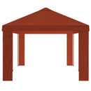 Gazebo Dække 6 x 3 m Terrakotta Polyester 190 gsm