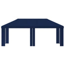 Gazebo Dække 6 x 3 m Blå Polyester 190 gsm