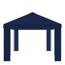 Gazebo Dække 6 x 3 m Blå Polyester 190 gsm