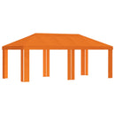 Gazebo Dække 6 x 3 m Orange Polyester 190 gsm