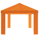 Gazebo Dække 6 x 3 m Orange Polyester 190 gsm