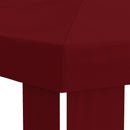 Gazebo Dække 6 x 3 m Bordeaux Polyester 190 gsm
