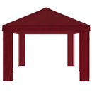 Gazebo Dække 6 x 3 m Bordeaux Polyester 190 gsm