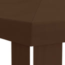 Gazebo Dække 6 x 3 m Brun Polyester 190 gsm