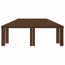Gazebo Dække 6 x 3 m Brun Polyester 190 gsm