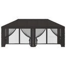 Gazebo Cover med sidevægge Antracit 600,5 x 300,5 cm Polyester