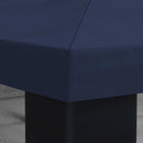 Gazebo Cover med sidevægge Blå 600,5 x 300,5 cm Polyester