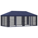 Gazebo Cover med sidevægge Blå 600,5 x 300,5 cm Polyester