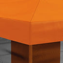 Gazebo Cover med sidevægge Orange 600,5 x 300,5 cm Polyester