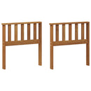 Armlænet 2 pcs Brun 60 x 6 x 61 cm Konstrueret træ