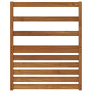 Armlæn 2 pcs Brun 59 x 4 x 73 cm Konstrueret træ
