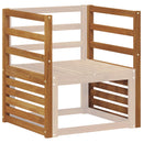 Armlæn 2 pcs Brun 59 x 4 x 73 cm Konstrueret træ