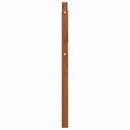 Armlæn 2 pcs Brun 59 x 4 x 73 cm Konstrueret træ