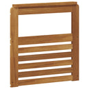 Armlæn 2 pcs Brun 59 x 6 x 61 cm Konstrueret træ