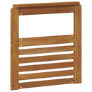 Armlæn 2 pcs Brun 59 x 6 x 61 cm Konstrueret træ