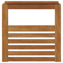 Armlæn 2 pcs Brun 59 x 6 x 61 cm Konstrueret træ