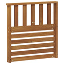 Armlæn 2 pcs Brun 60 x 6 x 61 cm Konstrueret træ