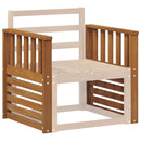 Armlæn 2 pcs Brun 60 x 6 x 61 cm Konstrueret træ