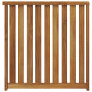 Armlænet 2 pcs Brun 60 x 6 x 61 cm Konstrueret træ