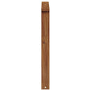 Armlænet 2 pcs Brun 60 x 6 x 61 cm Konstrueret træ