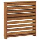 Armlæn 2 pcs Brun 58.5 x 10 x 61 cm Konstrueret træ