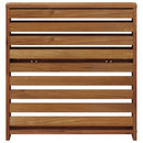 Armlæn 2 pcs Brun 58.5 x 10 x 61 cm Konstrueret træ