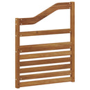 Armlæn 2 pcs Brun 59 x 4 x 73 cm Konstrueret træ