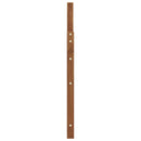Armlæn 2 pcs Brun 59 x 4 x 73 cm Konstrueret træ