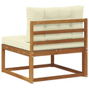 Udendørs Mellem Sofa Naturfarvet