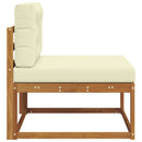 Udendørs Mellem Sofa Naturfarvet