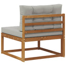 Udendørs Mellem Sofa Naturfarvet