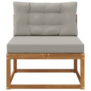 Udendørs Mellem Sofa Naturfarvet