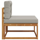Udendørs Mellem Sofa Naturfarvet