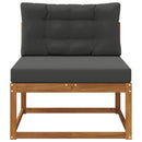 Udendørs Mellem Sofa Naturfarvet