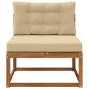 Udendørs Mellem Sofa Naturfarvet