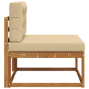 Udendørs Mellem Sofa Naturfarvet