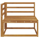 Udendørs Hjørnesofa Naturfarvet 83 x 83 x 73 cm