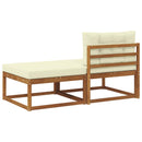 Sektionel sofa enheder med pude 2 Stk Naturfarvet