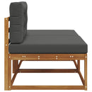 Sektionel sofa enheder med pude 2 Stk Naturfarvet