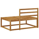 Udendørs end sofa Naturfarvet 115 x 83 x 73 cm