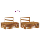 Udendørs end sofa Naturfarvet 115 x 83 x 73 cm