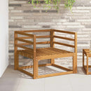 Armlæn 2 pcs Naturfarvet 79 x 4 x 73 cm Massivt Akacietræ