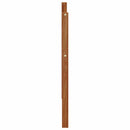 Armlæn 2 pcs Naturfarvet 79 x 4 x 73 cm Massivt Akacietræ